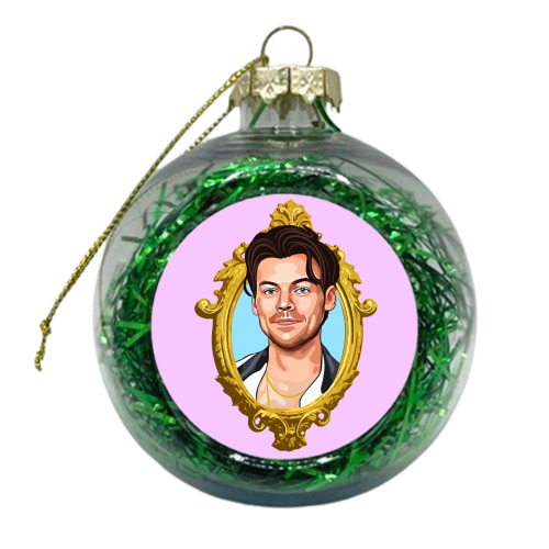 Work of art H - xmas bauble by Eloise