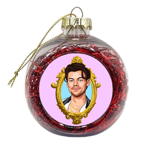 Work of art H - xmas bauble by Eloise