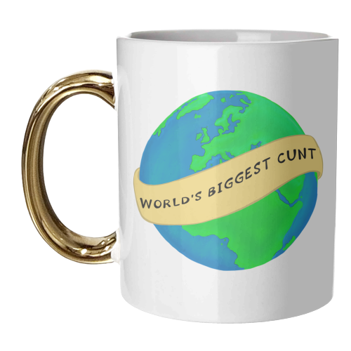 WORLD'S BIGGEST CUNT - unique mug by PixieDrew