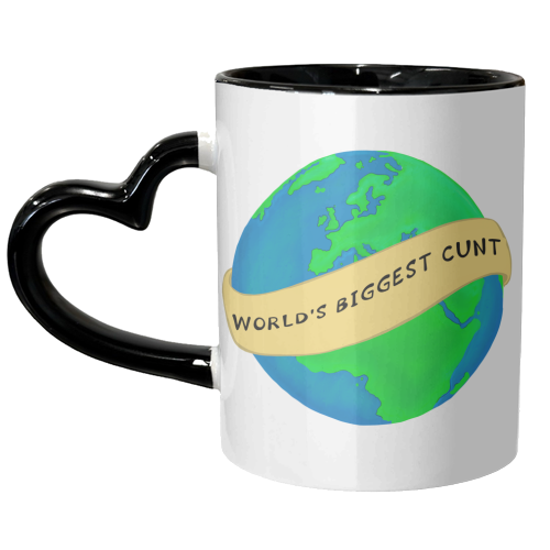 WORLD'S BIGGEST CUNT - unique mug by PixieDrew