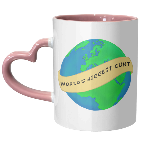 WORLD'S BIGGEST CUNT - unique mug by PixieDrew
