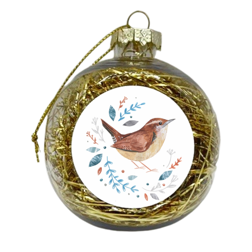 Wren - xmas bauble by Sorcha Faulkner