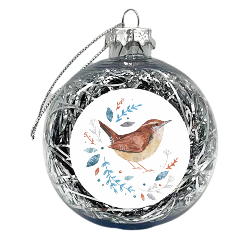 Wren - xmas bauble by Sorcha Faulkner