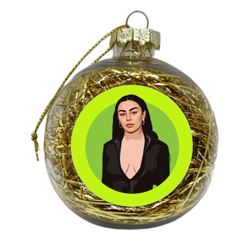 XCX - xmas bauble by DOLLY WOLFE