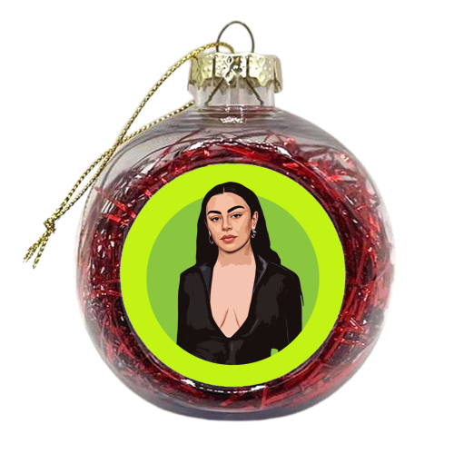 XCX - xmas bauble by DOLLY WOLFE