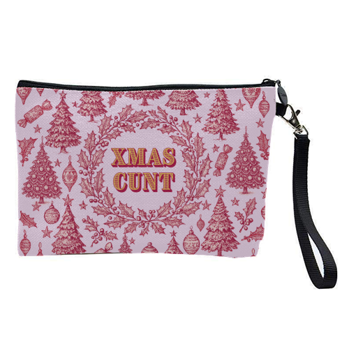 XMAS CUNT - pretty makeup bag by Lilly Rose