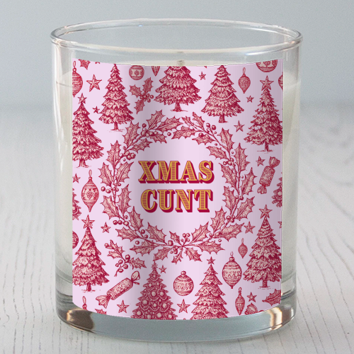 XMAS CUNT - scented candle by Lilly Rose