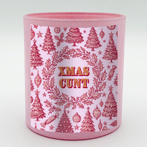 XMAS CUNT - scented candle by Lilly Rose