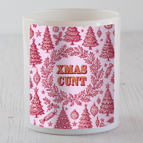 XMAS CUNT - scented candle by Lilly Rose