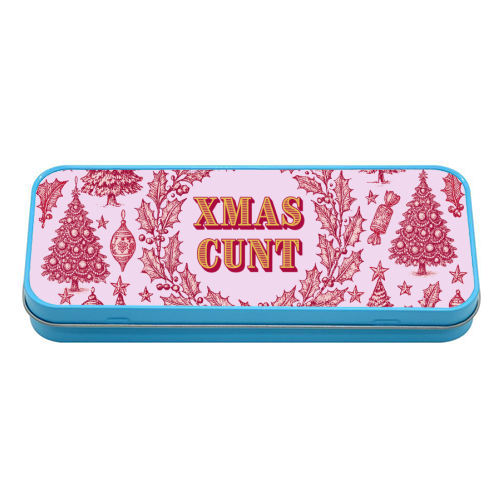 XMAS CUNT - tin pencil case by Lilly Rose