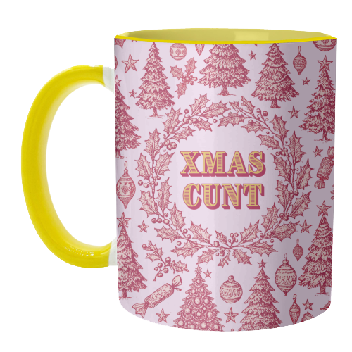 XMAS CUNT - unique mug by Lilly Rose