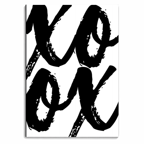 XOXO Bold Script - personalised A4, A5, A6 notebook by Toni Scott