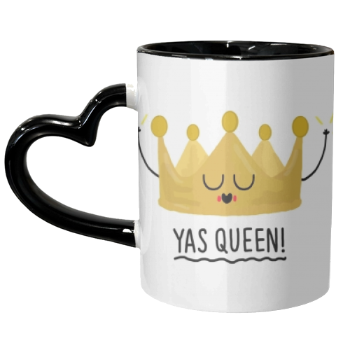 Yas Queen! - unique mug by Leeann Walker