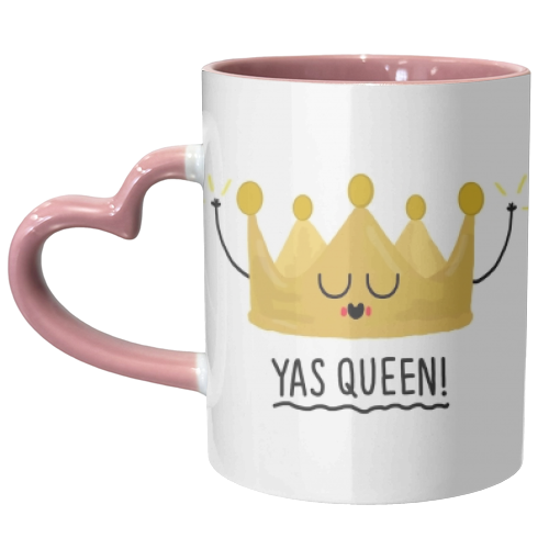 Yas Queen! - unique mug by Leeann Walker