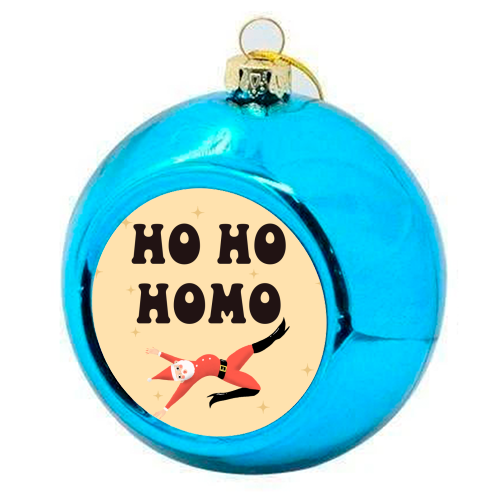 Yassified Santa - colourful christmas bauble by The Queer Store