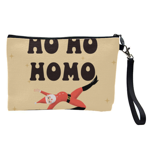 Yassified Santa - pretty makeup bag by The Queer Store