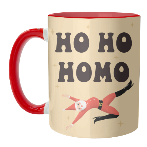 Yassified Santa - unique mug by The Queer Store