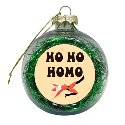 Yassified Santa - xmas bauble by The Queer Store