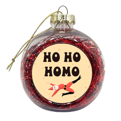 Yassified Santa - xmas bauble by The Queer Store