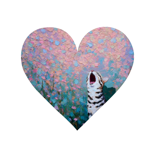 Yawning kitty - Magnet by DejaReve