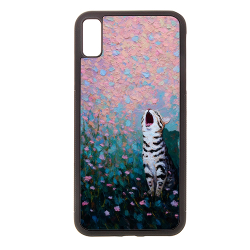 Yawning kitty - stylish phone case by DejaReve