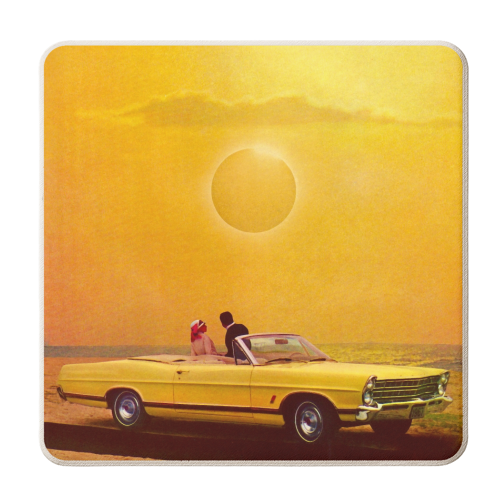 Yellow Fever View - personalised beer coaster by taudalpoi