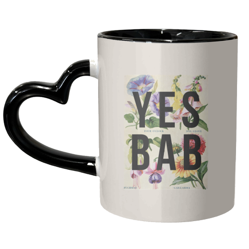 Yes Bab - unique mug by The 13 Prints