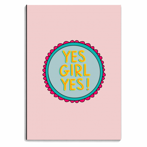 YES GIRL YES! - personalised A4, A5, A6 notebook by Hollie Mills
