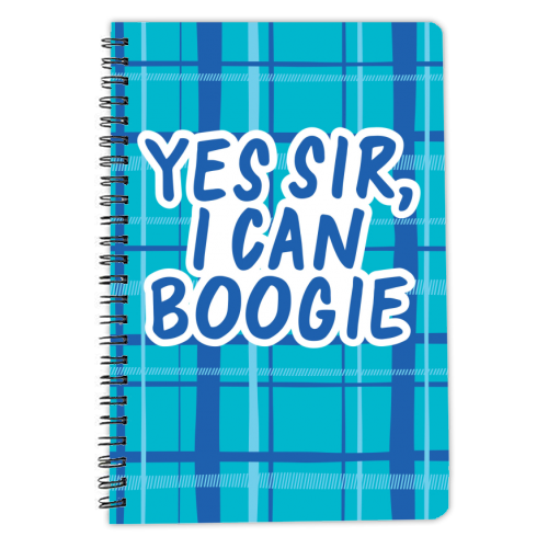 Yes Sir, I can boogie - personalised A4, A5, A6 notebook by The Boy and the Bear