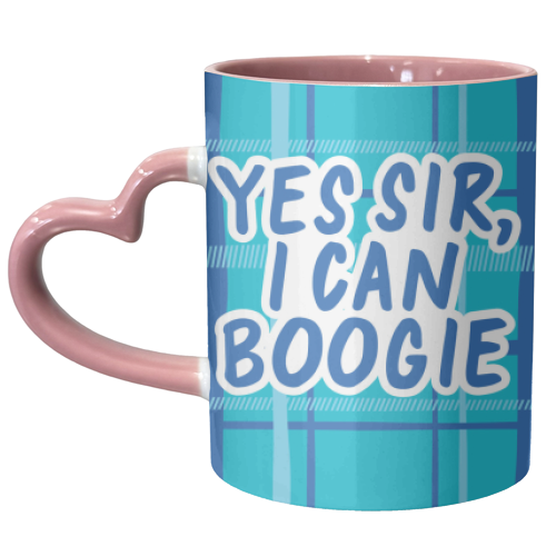 Yes Sir, I can boogie - unique mug by The Boy and the Bear