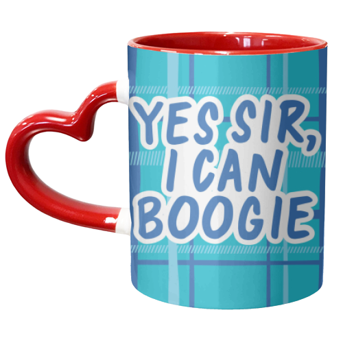 Yes Sir, I can boogie - unique mug by The Boy and the Bear