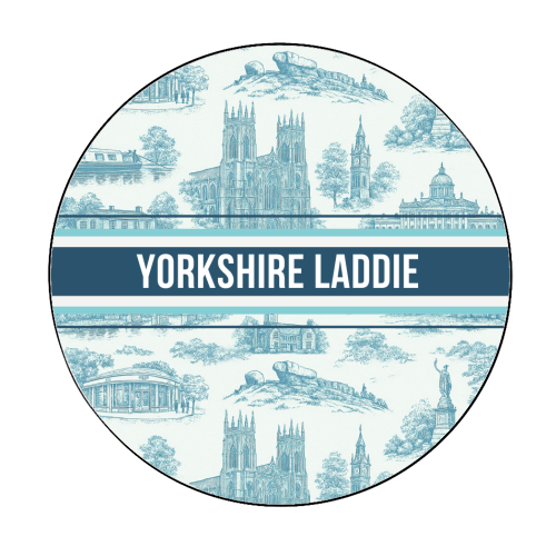 Yorkshire Laddie - Circle Sticker by Lilly Rose