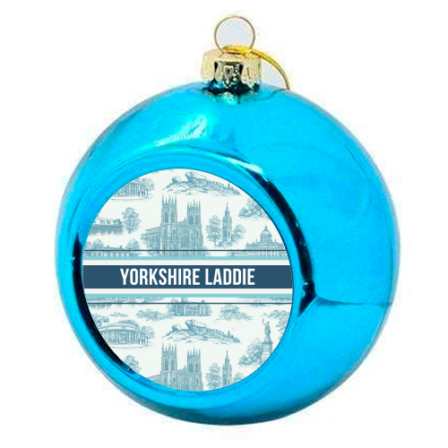 Yorkshire Laddie - colourful christmas bauble by Lilly Rose