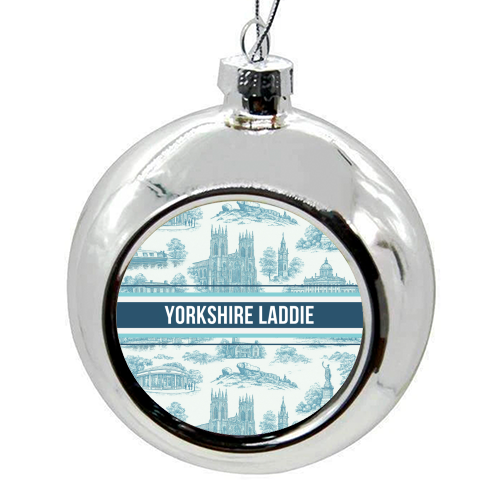 Yorkshire Laddie - colourful christmas bauble by Lilly Rose