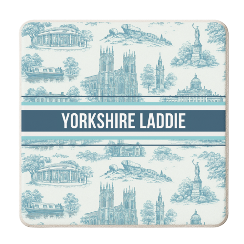 Yorkshire Laddie - personalised beer coaster by Lilly Rose