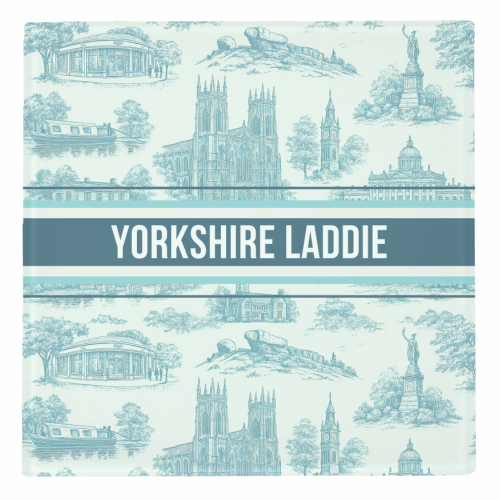Yorkshire Laddie - personalised beer coaster by Lilly Rose