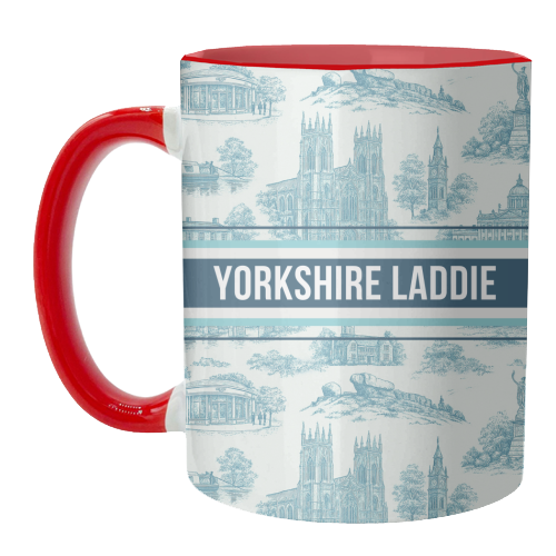 Yorkshire Laddie - unique mug by Lilly Rose