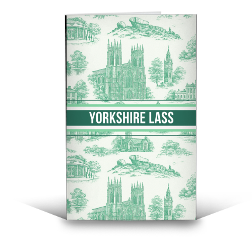 Yorkshire Lass - funny greeting card by Lilly Rose