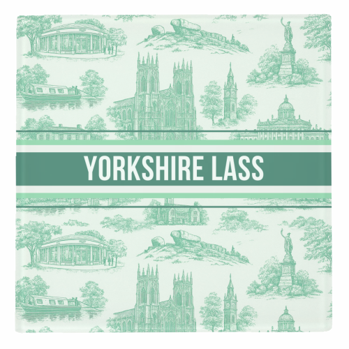Yorkshire Lass - personalised beer coaster by Lilly Rose