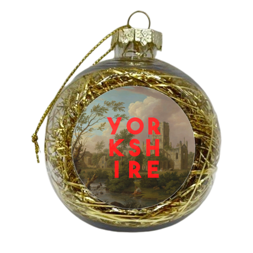 Yorkshire - xmas bauble by The 13 Prints