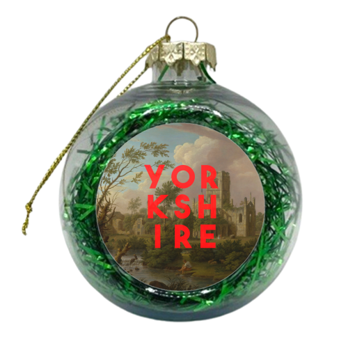 Yorkshire - xmas bauble by The 13 Prints