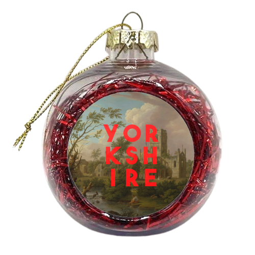 Yorkshire - xmas bauble by The 13 Prints