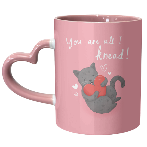 You Are All I Knead! - unique mug by Chloe Evans
