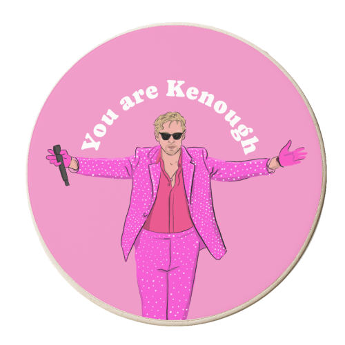 You are Kenough - personalised beer coaster by The Queer Store