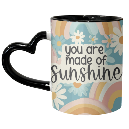 You are made of sunshine - unique mug by Giddy Kipper