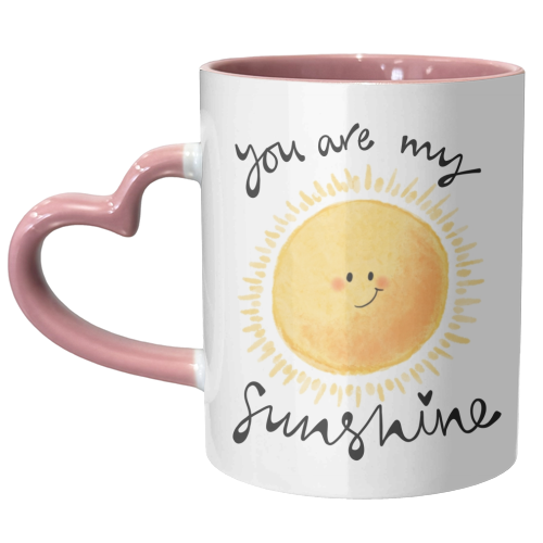 You are my sunshine - unique mug by PixieDrew