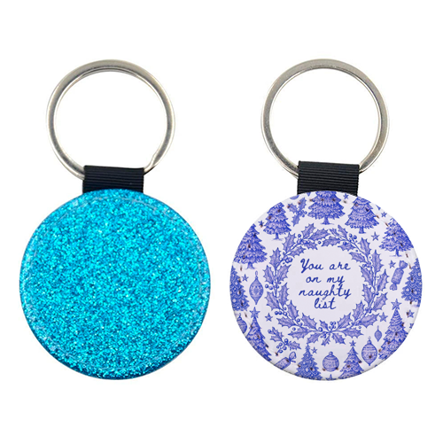 You are on my Naughty List - keyring by Lilly Rose