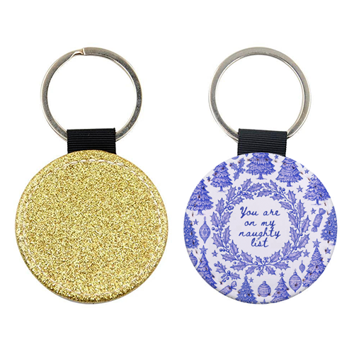 You are on my Naughty List - keyring by Lilly Rose