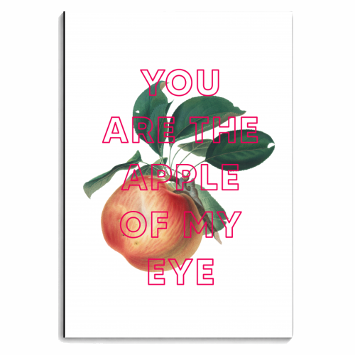 You are the apple of my eye - personalised A4, A5, A6 notebook by The 13 Prints