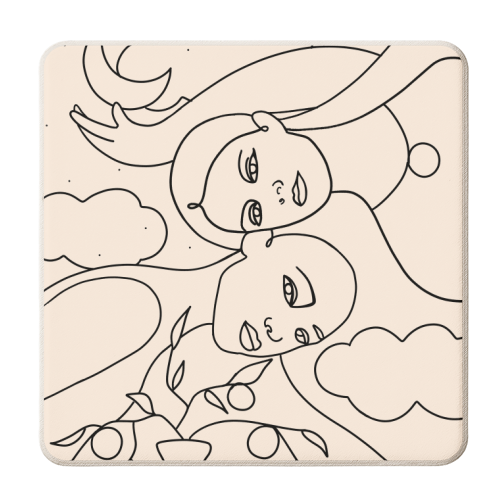 You Are Worthy - personalised beer coaster by Uma Prabhakar Gokhale